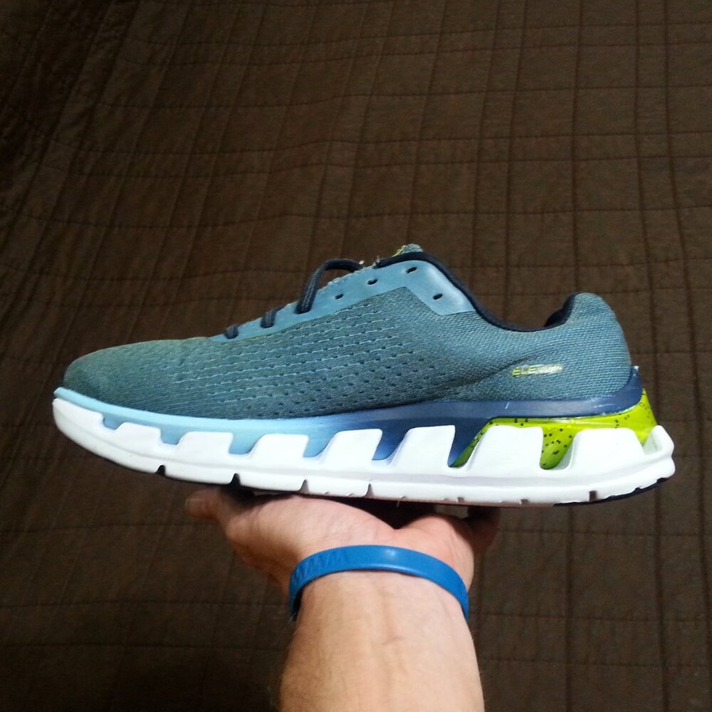 Hoka One Shoes Women's 7.5 Elevon Sneakers Running Athletic Low Blue Fly Series - Picture 3 of 11